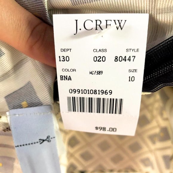 J.Crew 100% Silk Halter Top Women's Size 10 - Picture 4 of 6